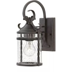 Elstead Lighting Casa applique murale extérieure 1x60 W noir HK-CASA-S
