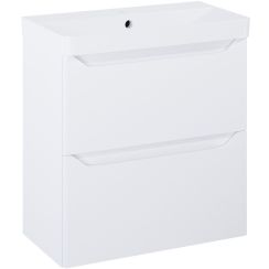 Elita Helo lavabo avec meuble 60.8 cm blanche RE020600205290