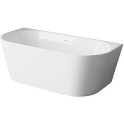 Invena Astri baignoire murale 170x80 cm rectangulaire blanc AN-03-17U