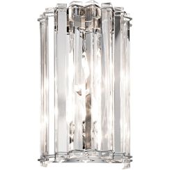 Elstead Lighting Crystal Skye applique murale 2x3 W chrome KL-CRYSTAL-SKYE2