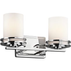Elstead Lighting Hendrik applique murale 2x3 W chrome KL-HENDRIK2-BATH
