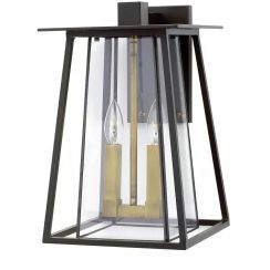 Elstead Lighting Walker applique murale extérieure 2x60 W marron HK-WALKER2-L