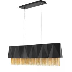 Elstead Lighting Zuma lampe suspendue 6x60 W noir-doré HK-ZUMA-ISLE-SBG