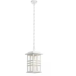 Elstead Lighting Beacon Square lampe suspendue 1x60 W blanc KL-BEACON-SQUARE8-WHT