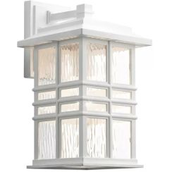 Elstead Lighting Beacon Square applique murale extérieure 1x60 W blanc KL-BEACON-SQUARE-M-WHT