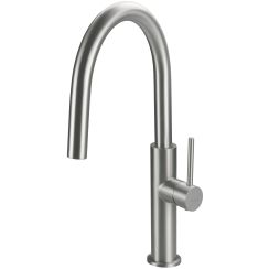 Deante Evora mitigeur de cuisine sur pied acier inoxydable BQJ_F62M