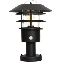 Elstead Lighting Helsingor lampadaire extérieur 1x60 W noir HELSINGOR-PIR-PED-BK