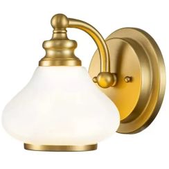 Elstead Lighting Ainsley applique murale 1x3 W laiton HK-AINSLEY1-BATH-BB