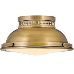 Elstead Lighting Amelia plafonnier 2x40 W laiton HK-AMELIA-F-M-HB