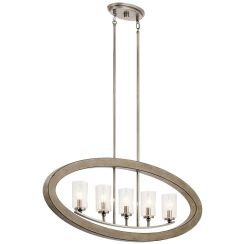 Elstead Lighting Grand Bank lampe suspendue 5x40 W chrome KL-GRAND-BANK5