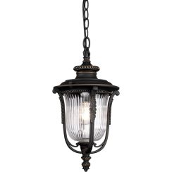 Elstead Lighting Luverne suspension extérieure 1x60 W marron KL-LUVERNE8-M