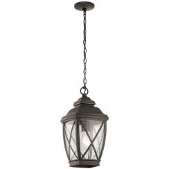 Elstead Lighting Tangier suspension extérieure 1x60 W marron KL-TANGIER8-M