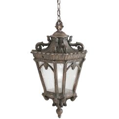 Elstead Lighting Tournai suspension extérieure 1x60 W gris-marron KL-TOURNAI8-M