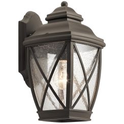 Elstead Lighting Tangier applique murale extérieure 1x60 W marron KL-TANGIER2-M