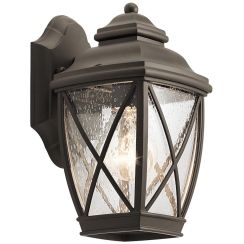 Elstead Lighting Tangier applique murale extérieure 1x60 W marron KL-TANGIER2-S