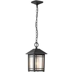 Elstead Lighting Cedar Point suspension extérieure 1x60 W noir QZ-CEDAR-POINT8-M-BK