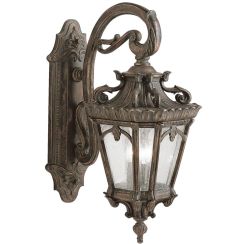 Elstead Lighting Tournai applique murale extérieure 3x60 W gris-marron KL-TOURNAI2-XL