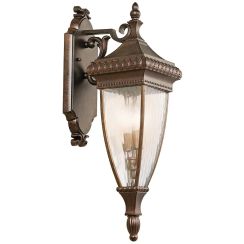 Elstead Lighting Venetian Rain applique murale extérieure 2x60 W marron KL-VENETIAN2-M