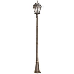 Elstead Lighting Tournai lampadaire extérieur 3x60 W gris-marron KL-TOURNAI-5XL