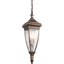 Elstead Lighting Venetian Rain suspension extérieure 2x60 W marron KL-VENETIAN8-M
