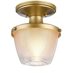 Elstead Lighting Dublin plafonnier 1x40 W laiton QZ-DUBLIN-SF-PNBR