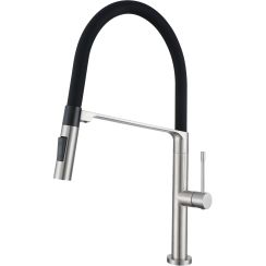 Ruvetti Azula mitigeur de cuisine sur pied acier inoxydable-noir 1011BS