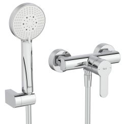Roca l20 mitigeur de douche murale chrome A5A209HC00