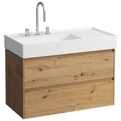 Laufen Lani armoire 88x45x51.5 cm sous-lavabo suspendu chêne H4039521122671
