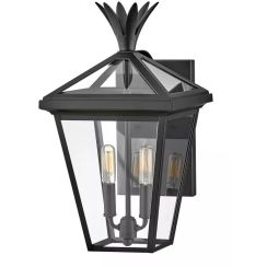 Elstead Lighting Palma applique murale extérieure 2x40 W noir HK-PALMA-M-BK