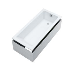 Schedline Fair Set baignoire avec support 150x75 cm blanc 3WSP.F1P-15075