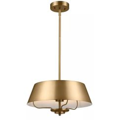 Elstead Lighting Luella plafonnier 3x40 W laiton KL-LUELLA-3P-BNB