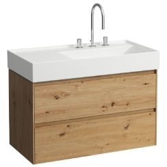Laufen Lani armoire 88x45x51.5 cm sous-lavabo suspendu chêne H4039621122671