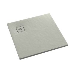 Schedline Protos Cement Stone receveur de douche carré 80x80 cm ciment 3SP.P1K-8080/CT/ST-M1/CT/ST