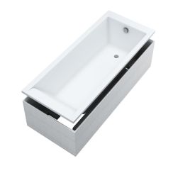 Schedline Maio SET baignoire avec support 170x75 cm blanc 3WST.MS2P-17075