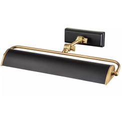 Elstead Lighting Winchfield applique murale 2x40 W noir-laiton WINCHFIELD-PLM-AB-OAK