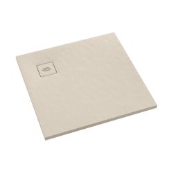 Schedline Protos Cashmere Stone receveur de douche carré 80x80 cm beige 3SP.P1K-8080/PK/ST-M1/PK/ST