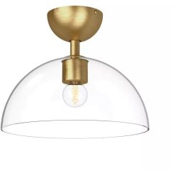 Elstead Lighting Jude plafonnier 1x60 W doré ALM-JUDE-SF-GD-CL