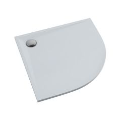 Schedline Libra Smooth White receveur de douche semi-circulaire 90x90 cm blanc 3SP.L1O-9090