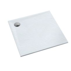Schedline Libra White Stone receveur de douche 80x80 cm blanc 3SP.L1K-8080/B/ST