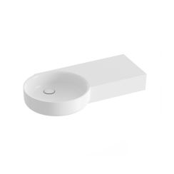 Ravak ARC lavabo 83x43.5 cm rectangulaire avec plateau blanc brillant XJXP1383000