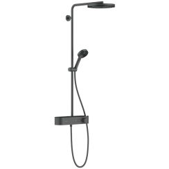Hansgrohe Pulsify ensemble de douche mural avec thermostat oui chrome-noir 24221340