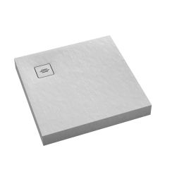 Schedline Nonlimits White Stone receveur de douche carré 100x100 cm blanc 3ST.N1K-100100/B/ST-M1/B/ST