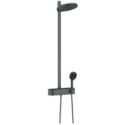 Hansgrohe Pulsify S ensemble de douche mural avec thermostat chrome-noir 24241340