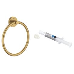 Set porte-serviettes Grohe Start 41174GN0, colle Grohe QuickGlue 41127000