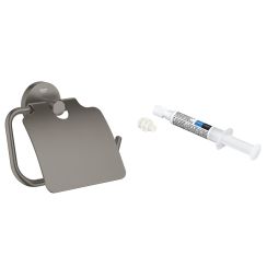 Set porte-papier toilette Grohe Start 41179AL0, colle Grohe QuickGlue 41127000