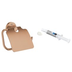 Set porte-papier toilette Grohe Start 41179DL0, colle Grohe QuickGlue 41127000