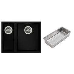 Set évier Tegranit Teka Square 115260029, insert d'égouttage Teka 40199072