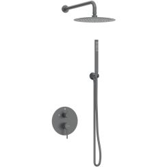 Balneo Cascade ensemble de douche encastré oui graphite H0301070606