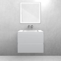 Set armoire Oltens Vernal 60000700, lavabo Oltens Stila 40200000