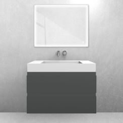 Set lavabo Oltens Stila 40001900, armoire Oltens Vernal 60001400